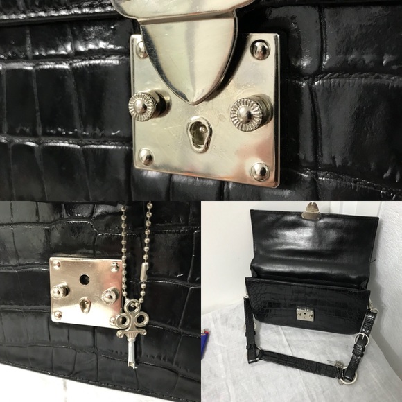 Vintage Perlina embossed leather bag - Picture 3 of 3